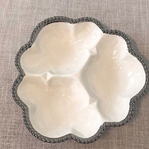 White porcelain Cocktail tray